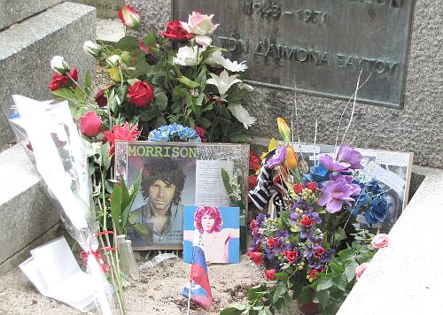 Jim Morrison's Grave - Pere Lachaise Cemetery