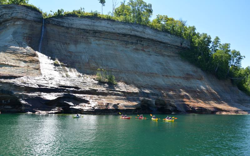 Bridal Veil Falls - Pictured Rocks