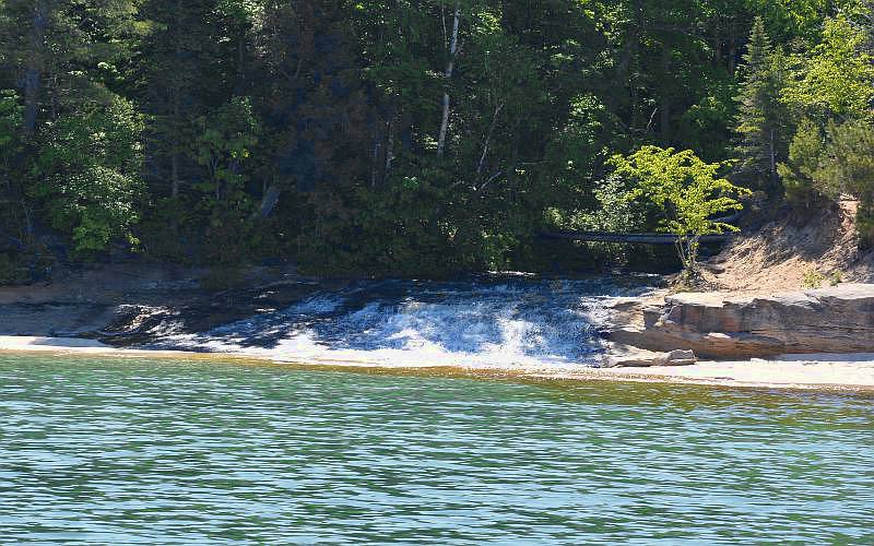 Miners Beach Falls - Lake Superior