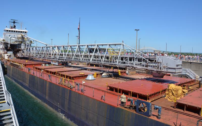 Capt. Henry Jackman self unloading equipment