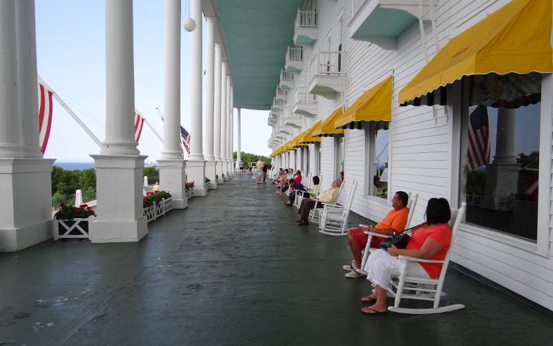 Grand Hotel's Front Porch - Mackinac Island