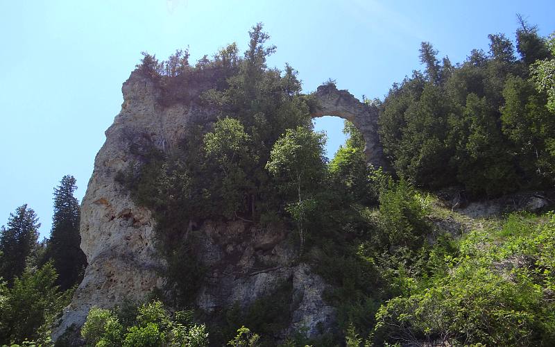 Arch Rock on Mackinac Island