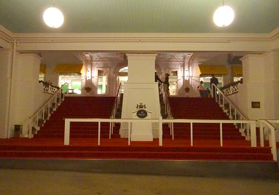 Grand Hotel entrance - Mackinac Island