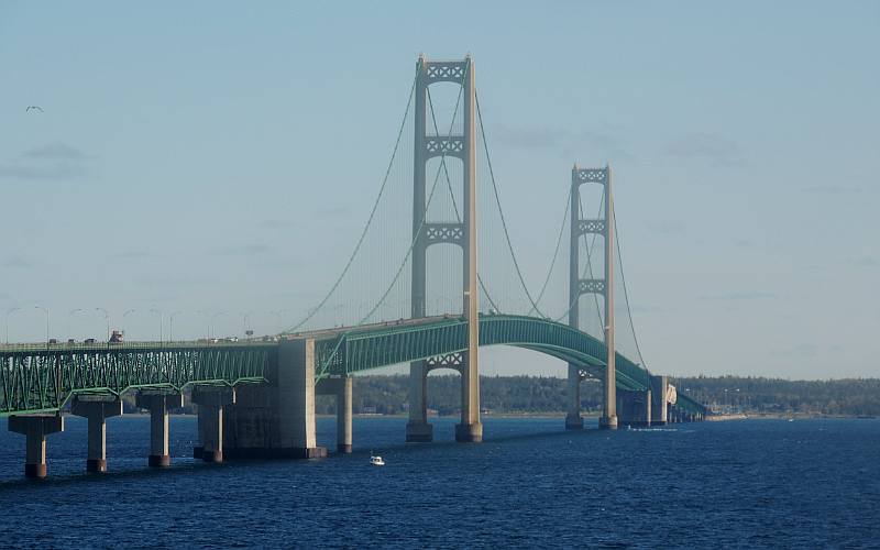 Mackinac Bridge - Mackinaw City, Michigan