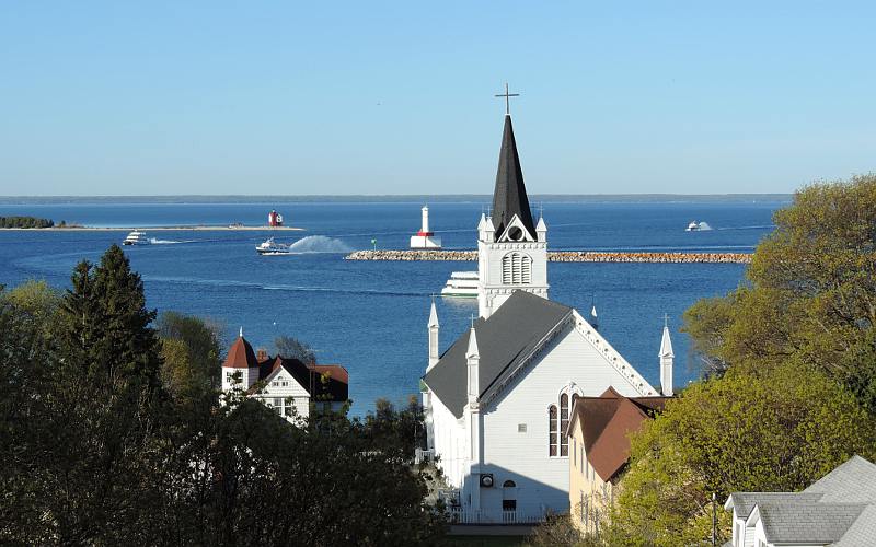 Ste. Anne Catholic Church - Mackinac Island, Michigan