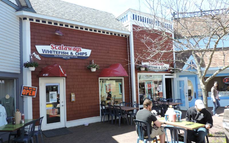 Scalawag's Whitefish and Chips - Mackinaw City, Michigan