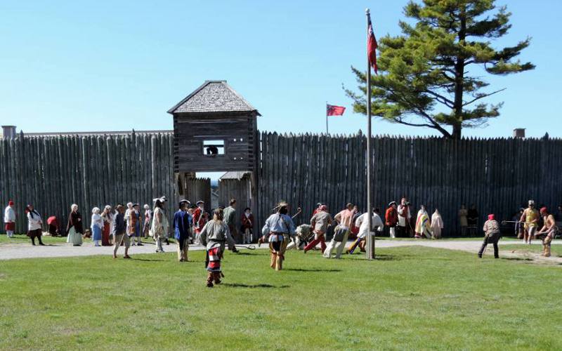 Fort Michilimackinac baggatiway