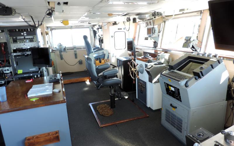 Coast Guard Cutter Biscayne Bay bridge