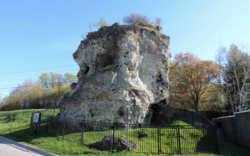 St. Anthony's Rock - St. Ignace, Michigan
