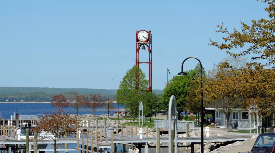 Petoskey waterfront clock tower - Petoskey, MIchigan