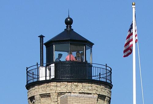 Old Mackinac Point Lighthouse lantern room