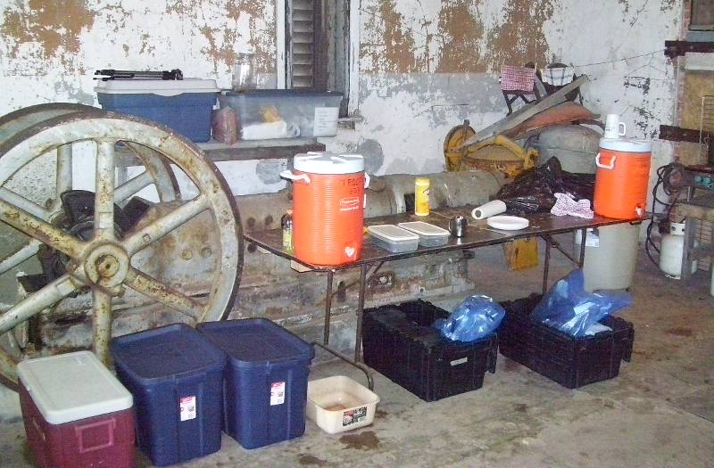 Signal room at Round Island Lighthouse - Michigan