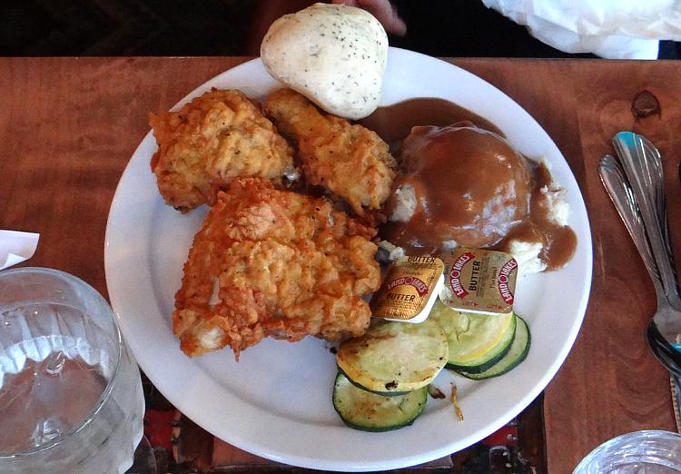 Clint Eastwood fried chicken at The View