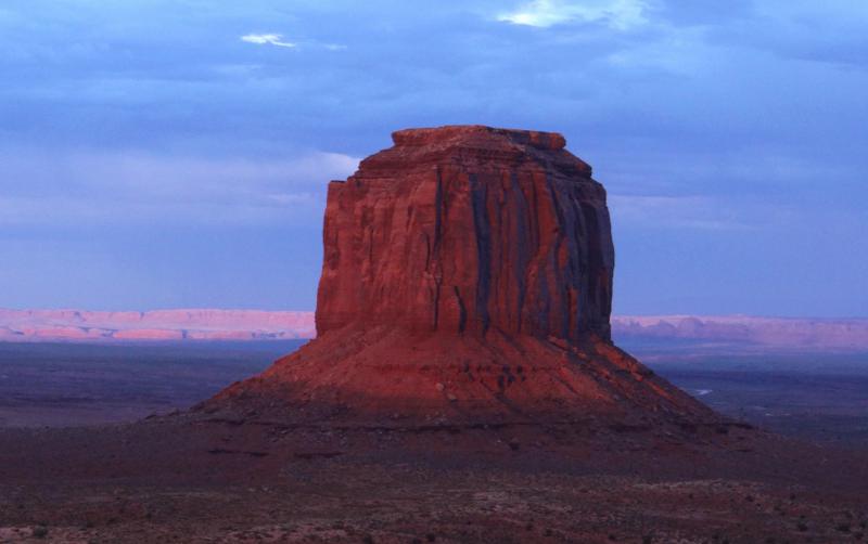 Merrick Butte at sunset