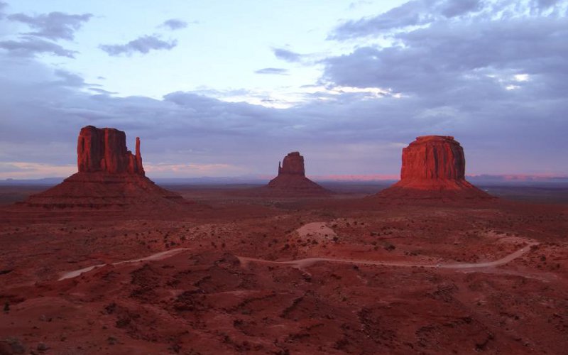 The Mittens and Merrick Butte - Monument Valley