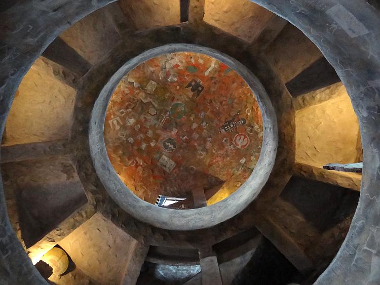 Desert View Watchtower ceiling