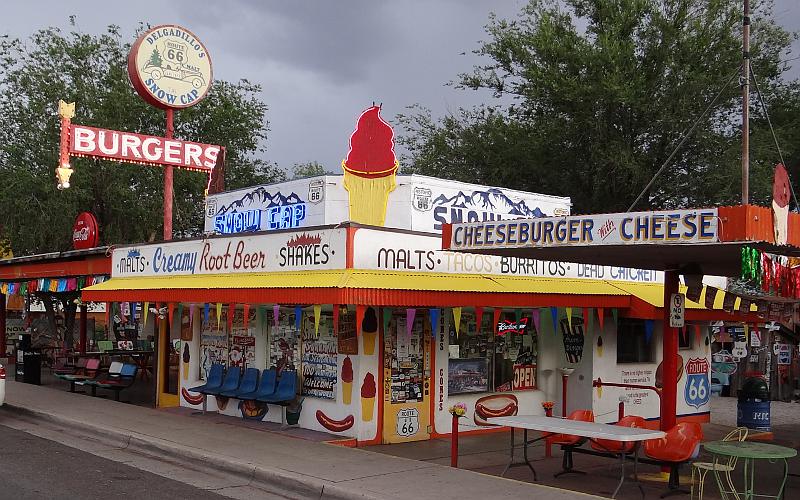 Delgadillo's Snow Cap Drive-In - Historic Route 66