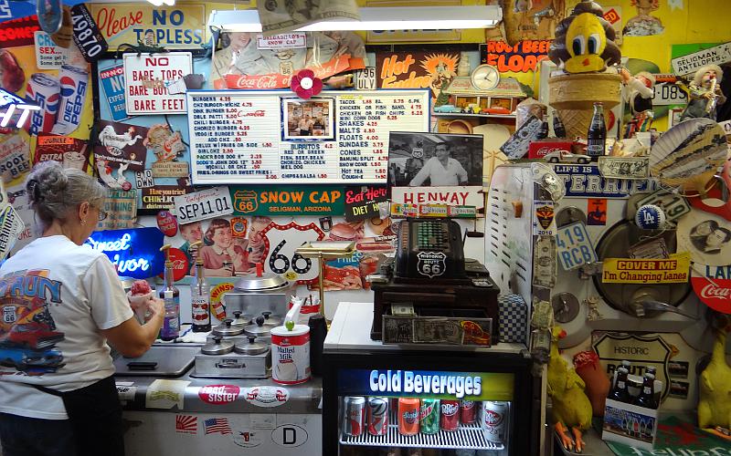 Delgadillo's Snow Cap Drive-In kitchen