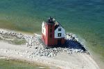 Tour of Straits of Mackinac lighthouses from the air