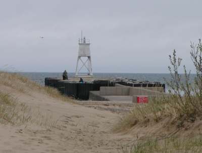 Grand Marias Harbor range light