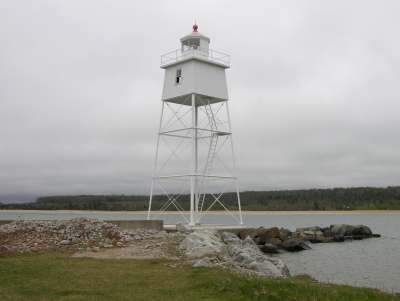 Grand Marias Harbor range light